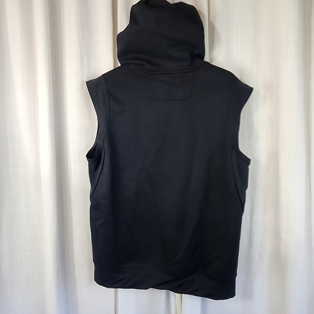 Nike Black and Gold Sleeveless Hoodie - Picture 4 of 4